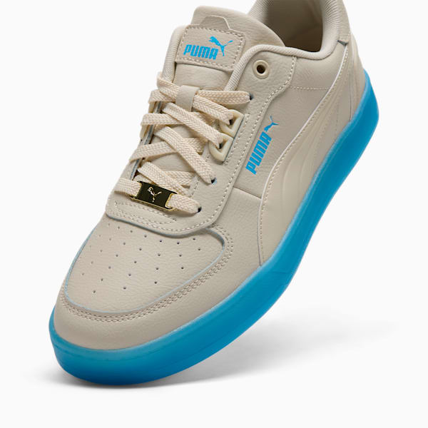 Sneakers PUMA Caven 2.0 Lux Gum Homme, Alpine Snow-Alpine Snow-Team Light Blue, extralarge